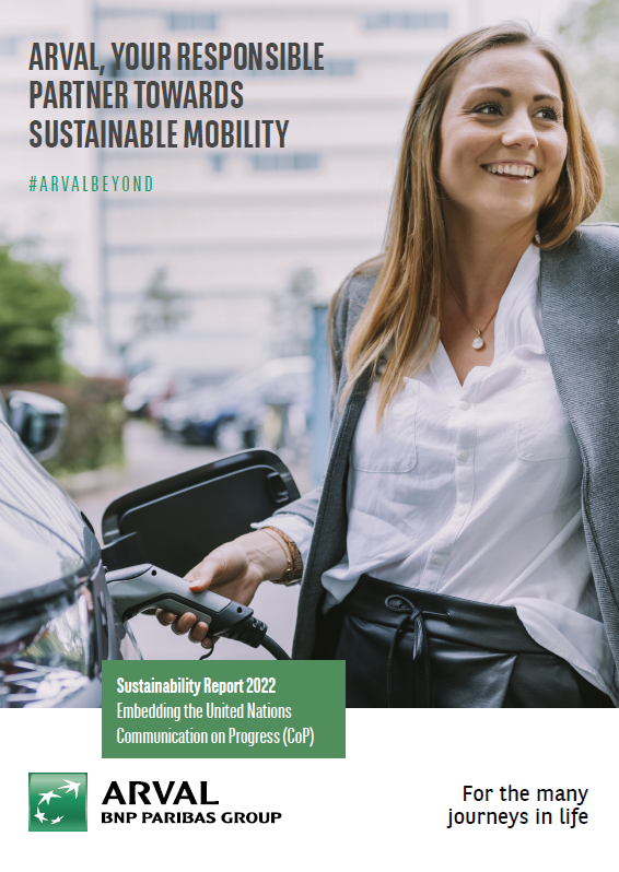 Cover Arval Sustainability Report 2022
