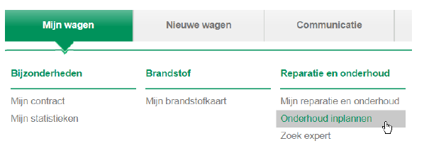 My Arval afspraak inplannen